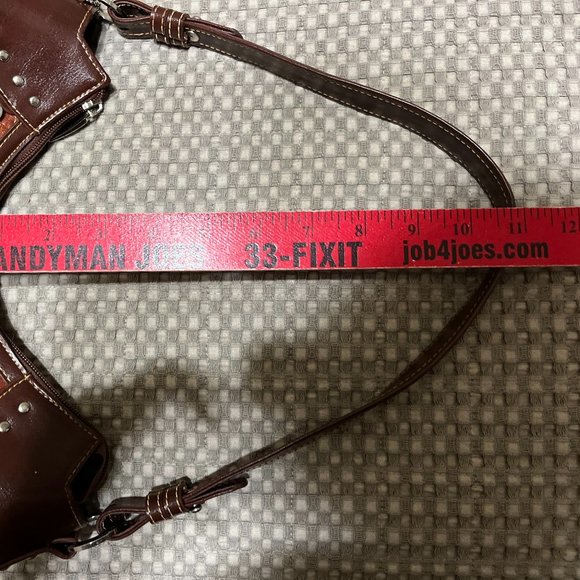 MC 2 Tone Brown Handbag - Picture 15 of 15